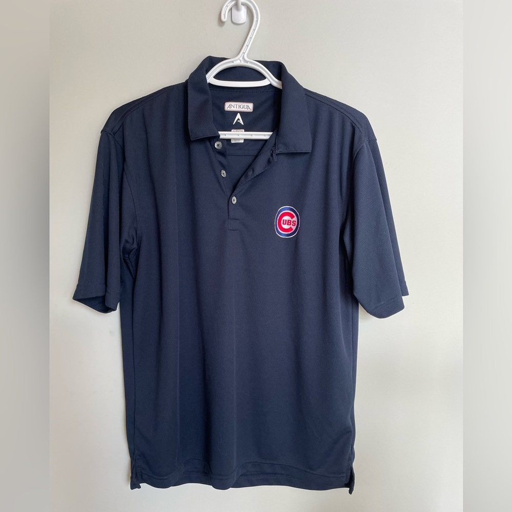 Chicago Cubs Antigua Men's Navy Polo Shirt S